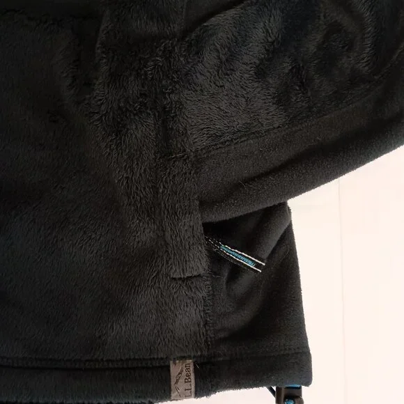 L.L. BEAN Full Zip Sherpa Micro Fleece Cozy Jacket Coat 504678 Women's Size M - Picture 6 of 15